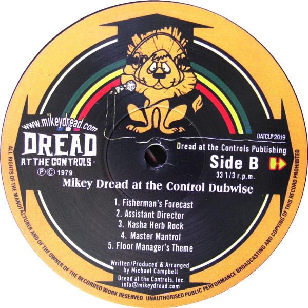 Mikey Dread : Dread At The Control Dubwise (LP, Album, RE)