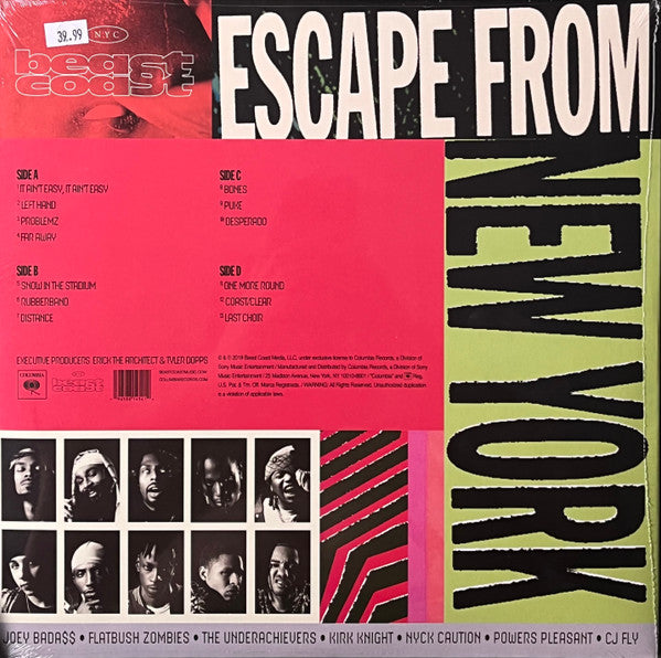 Beast Coast ~ Escape From New York (Vinyl) - Djungel & Jazz