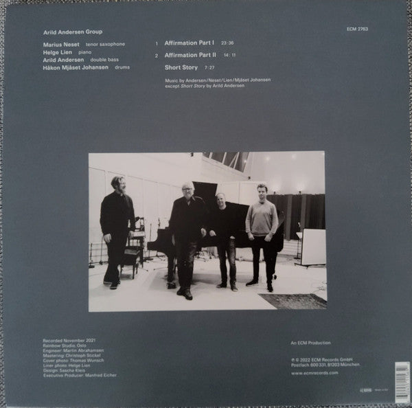 Arild Andersen Group ~ Affirmation (Vinyl) - Djungel & Jazz