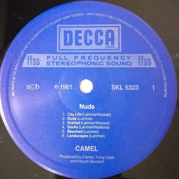 Camel ~ Nude (Vinyl) - Djungel & Jazz