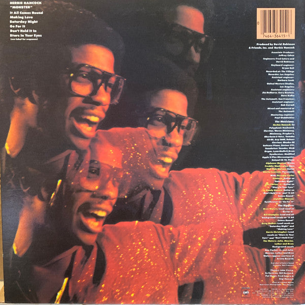 Herbie Hancock : Monster (LP, Album, San)