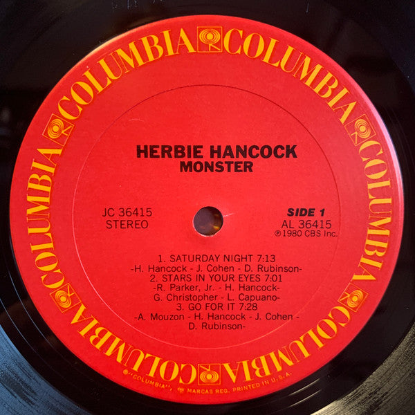 Herbie Hancock : Monster (LP, Album, San)
