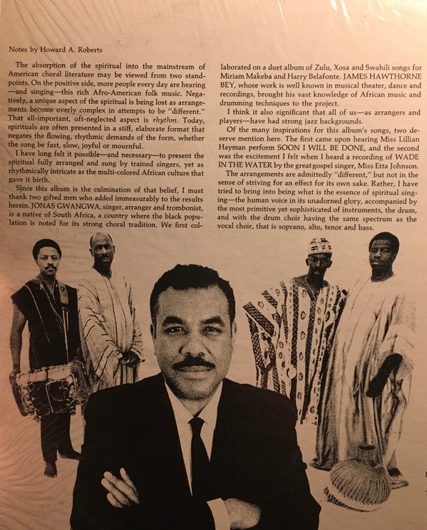 Howard Roberts Chorale ~ Let My People Go; Black Spirituals / African Drums (Vinyl) - Djungel & Jazz