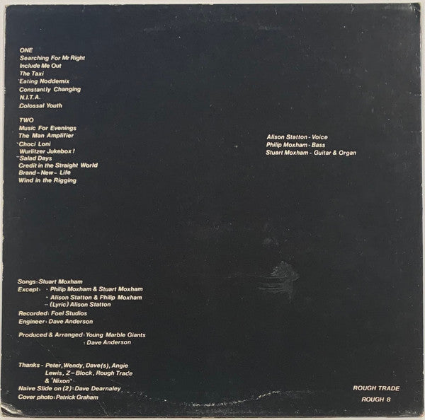 Young Marble Giants ~ Colossal Youth (Vinyl) - Djungel & Jazz