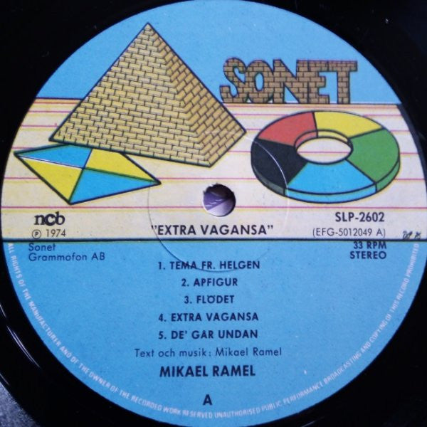 Mikael Ramel ~ Extra Vagansa (Vinyl) - Djungel & Jazz