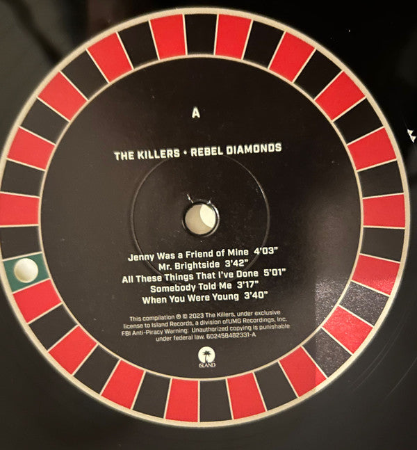 The Killers ~ Rebel Diamonds (Vinyl) - Djungel & Jazz