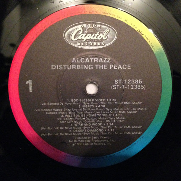 Alcatrazz ~ Disturbing The Peace (Vinyl) - Djungel & Jazz