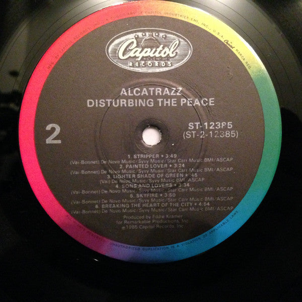 Alcatrazz ~ Disturbing The Peace (Vinyl) - Djungel & Jazz