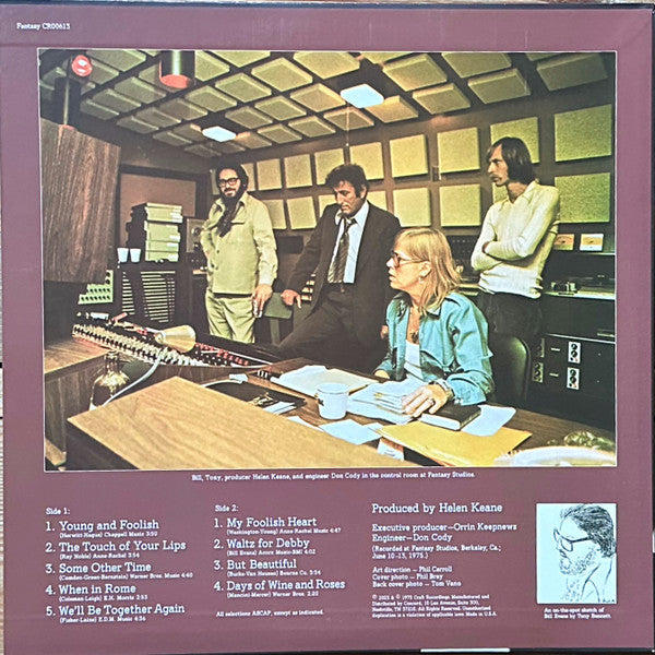 Tony Bennett, Bill Evans : The Tony Bennett/Bill Evans Album (LP, Album, RE, 180)