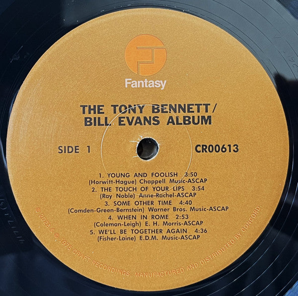 Tony Bennett, Bill Evans : The Tony Bennett/Bill Evans Album (LP, Album, RE, 180)