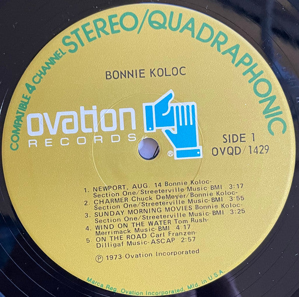 Bonnie Koloc ~ Bonnie Koloc (Vinyl) - Djungel & Jazz