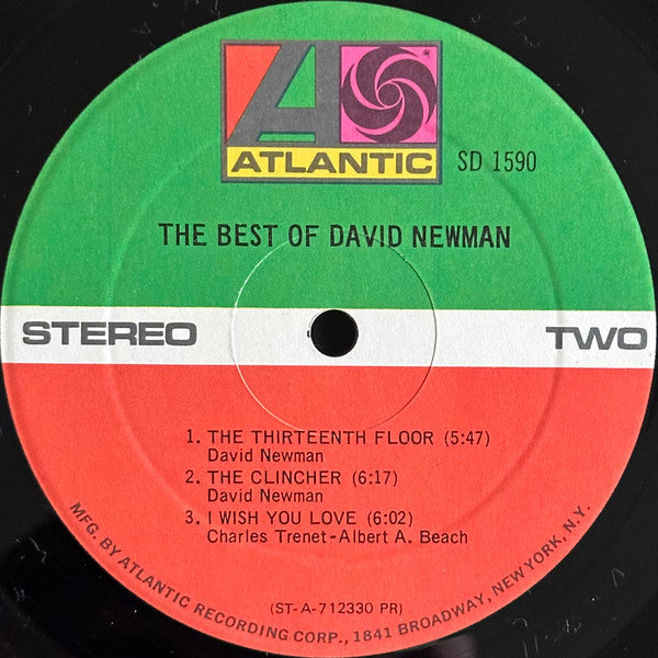 David Newman ~ The Best Of David Newman (Vinyl) - Djungel & Jazz