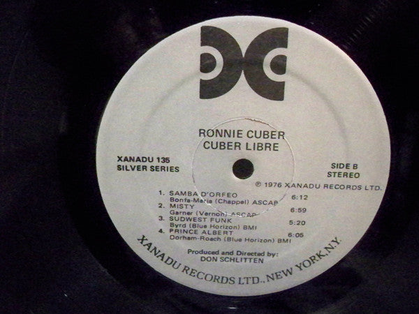 Ronnie Cuber ~ Cuber Libre (Vinyl) - Djungel & Jazz