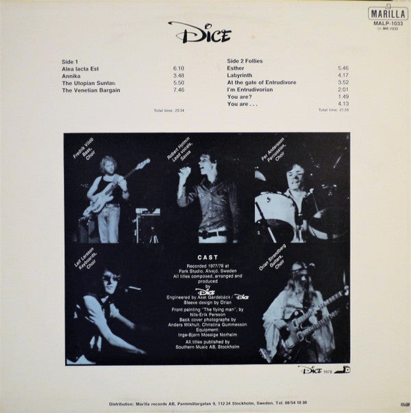 Dice (9) : Dice (LP, Album)