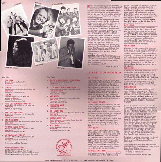 Various ~ Detroit Gold Vol 2 (Vinyl) - Djungel & Jazz
