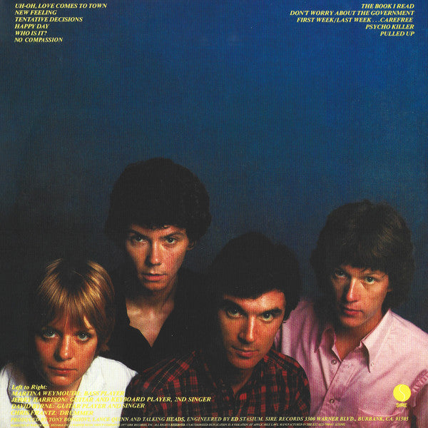 Talking Heads ~ Talking Heads: 77 (Vinyl) - Djungel & Jazz