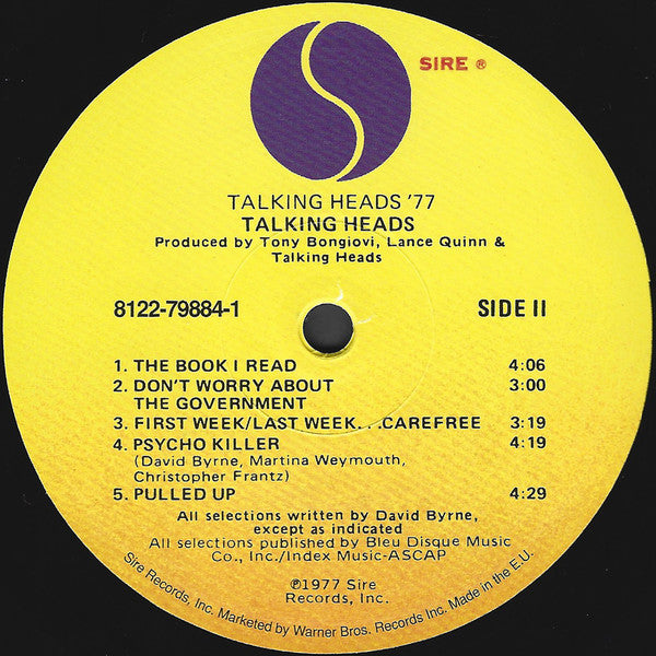Talking Heads ~ Talking Heads: 77 (Vinyl) - Djungel & Jazz