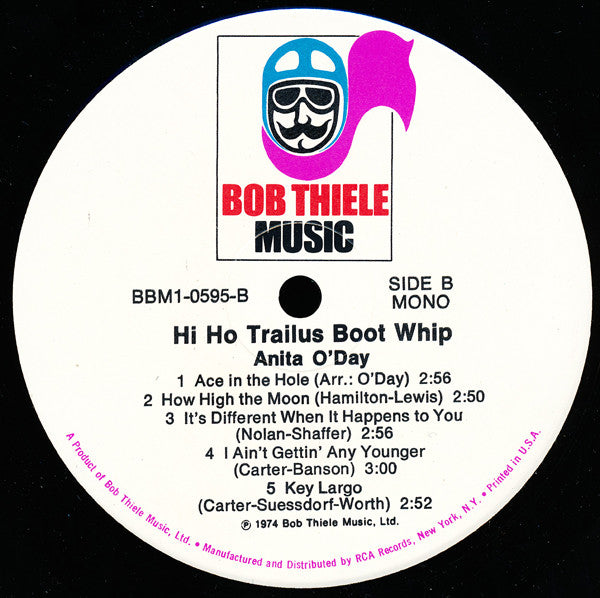 Anita O'Day ~ Hi Ho Trailus Boot Whip (Vinyl) - Djungel & Jazz