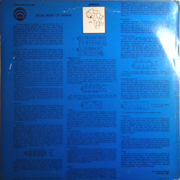 Unknown Artist ~ Drums Of West Africa - Ritual Music Of Ghana (Vinyl) - Djungel & Jazz