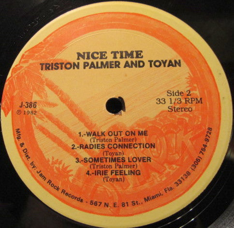 Tristan Palmer & Toyan : Nice Time (LP, Album)