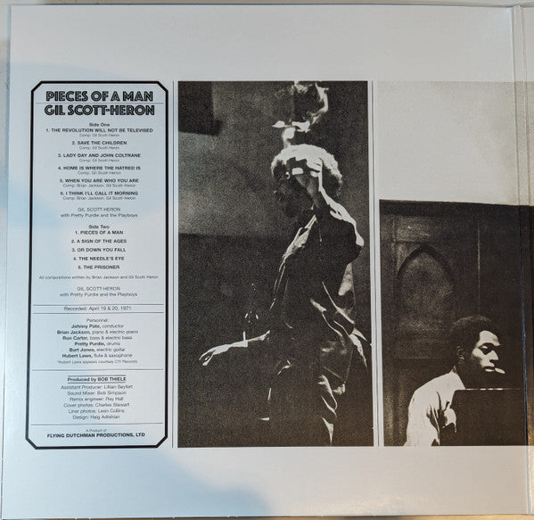 Gil Scott-Heron ~ Pieces Of A Man (Vinyl) - Djungel & Jazz