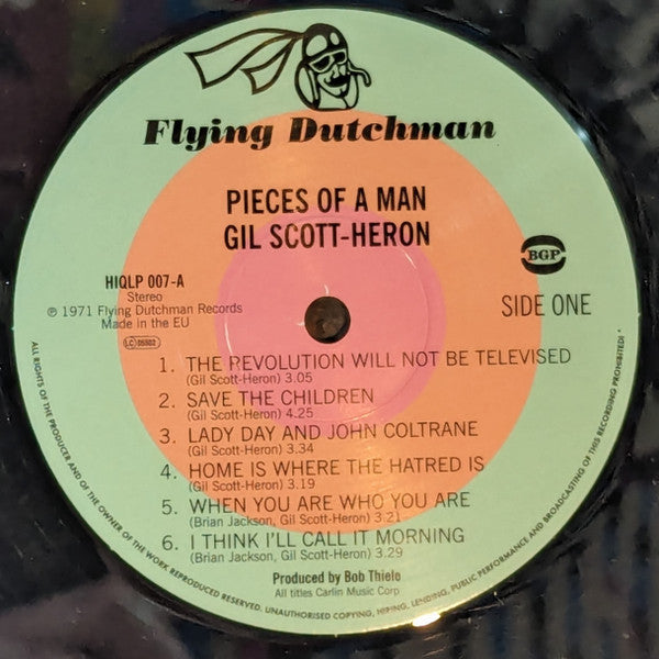 Gil Scott-Heron ~ Pieces Of A Man (Vinyl) - Djungel & Jazz