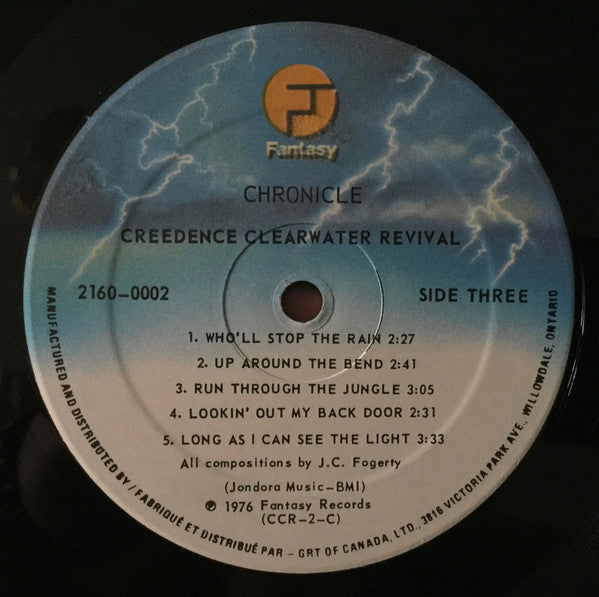 Creedence Clearwater Revival Featuring John Fogerty : Chronicle - The 20 Greatest Hits (2xLP, Comp, Gat)