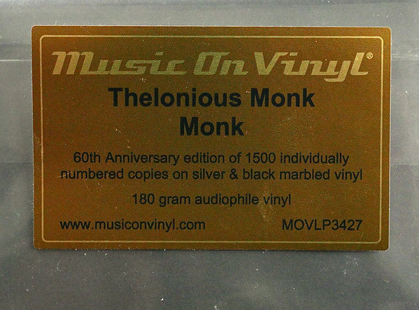 Thelonious Monk ~ Monk. (Vinyl) - Djungel & Jazz