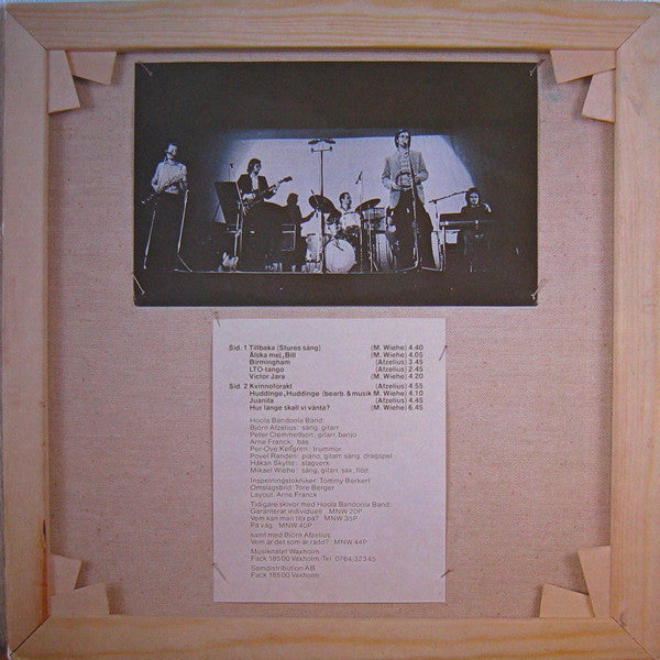 Hoola Bandoola Band ~ Fri Information (Vinyl) - Djungel & Jazz