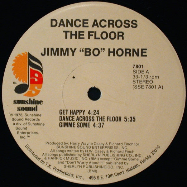 Jimmy "Bo" Horne ~ Dance Across The Floor (Vinyl) - Djungel & Jazz