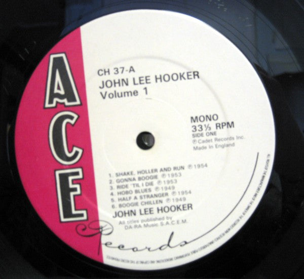 John Lee Hooker ~ Volume One (Vinyl) - Djungel & Jazz