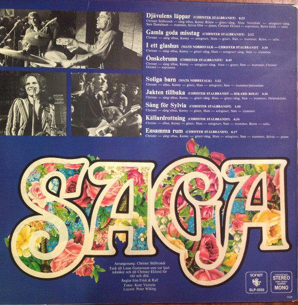 Saga  ~ Saga (Vinyl) - Djungel & Jazz