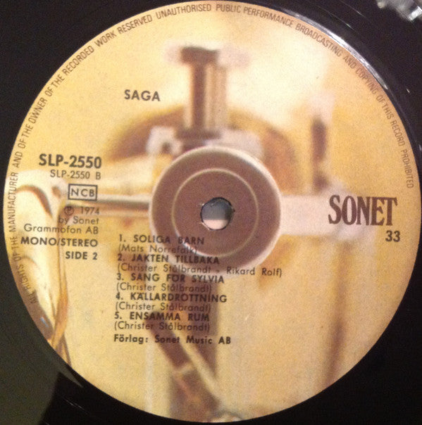 Saga  ~ Saga (Vinyl) - Djungel & Jazz