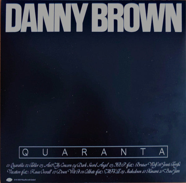 Danny Brown  ~ Quaranta (Vinyl) - Djungel & Jazz