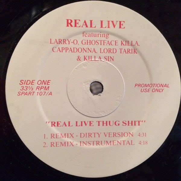 Real Live / Def Squad / MC Eiht ~ Real Live Thug Shit (Remix) / Breaker 1, Breaker 2 / Thug It Up (Remix) (Vinyl) - Djungel & Jazz