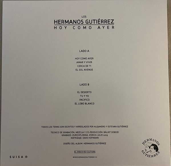 Hermanos Gutiérrez  ~ Hoy Como Ayer (Vinyl) - Djungel & Jazz