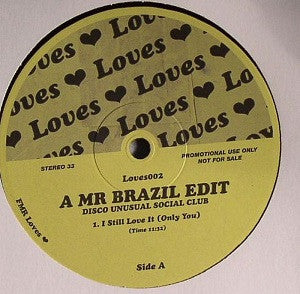 Mr Brazil* : A Mr Brazil Edit (Disco Unusual Social Club) (12", EP, Promo)