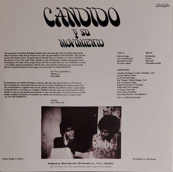 Candido Y Su Movimiento ~ Palos De Fuego (Vinyl) - Djungel & Jazz