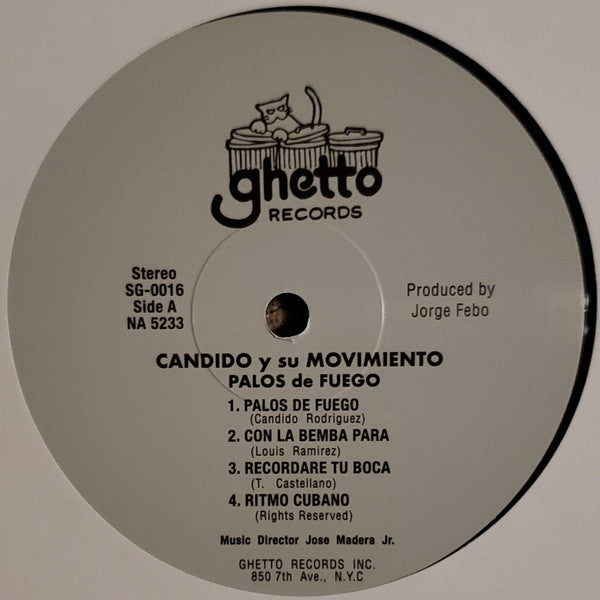 Candido Y Su Movimiento ~ Palos De Fuego (Vinyl) - Djungel & Jazz