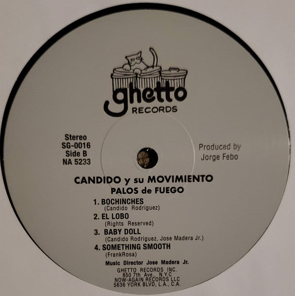 Candido Y Su Movimiento ~ Palos De Fuego (Vinyl) - Djungel & Jazz