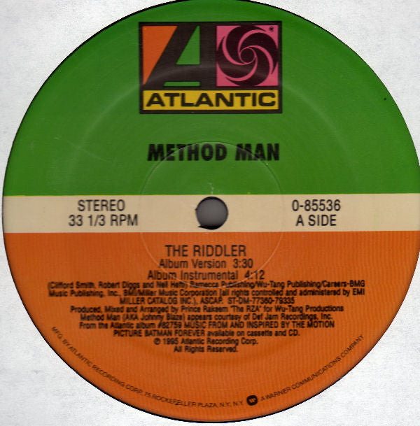 Method Man ~ The Riddler (Vinyl) - Djungel & Jazz