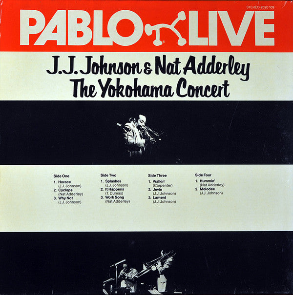 J.J. Johnson & Nat Adderley ~ The Yokohama Concert (Vinyl) - Djungel & Jazz