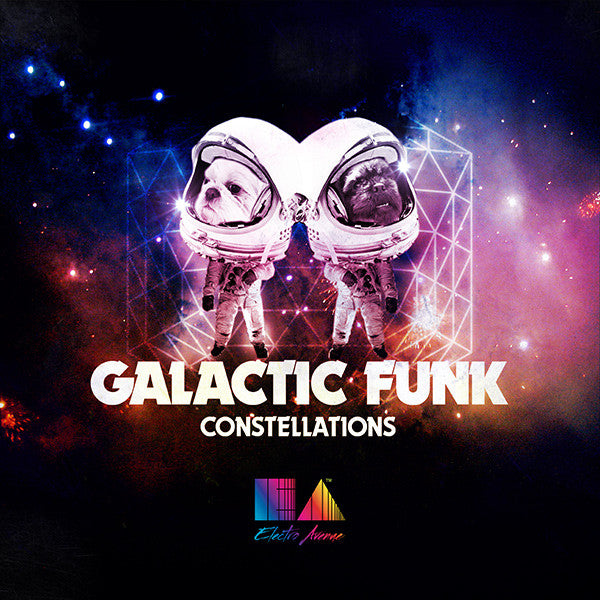 Various : Galactic Funk - Constellations (2x12", Comp, Ltd, Yel + CD, MP3)