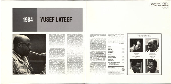 Yusef Lateef ~ 1984 (Vinyl) - Djungel & Jazz