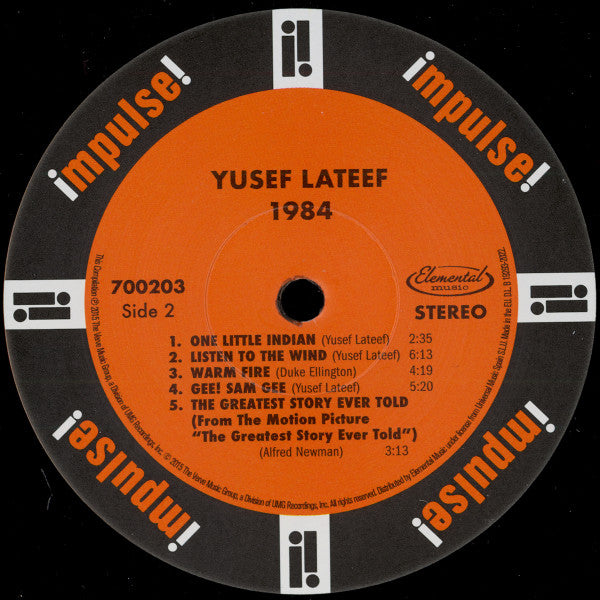 Yusef Lateef ~ 1984 (Vinyl) - Djungel & Jazz