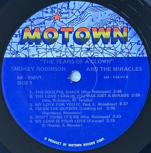 Smokey Robinson & The Miracles ~ The Tears Of A Clown (Vinyl) - Djungel & Jazz