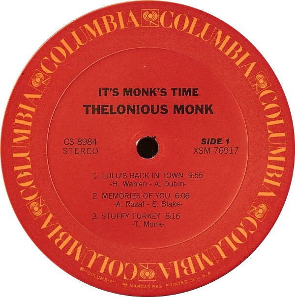 Thelonious Monk ~ It's Monk's Time (Vinyl) - Djungel & Jazz