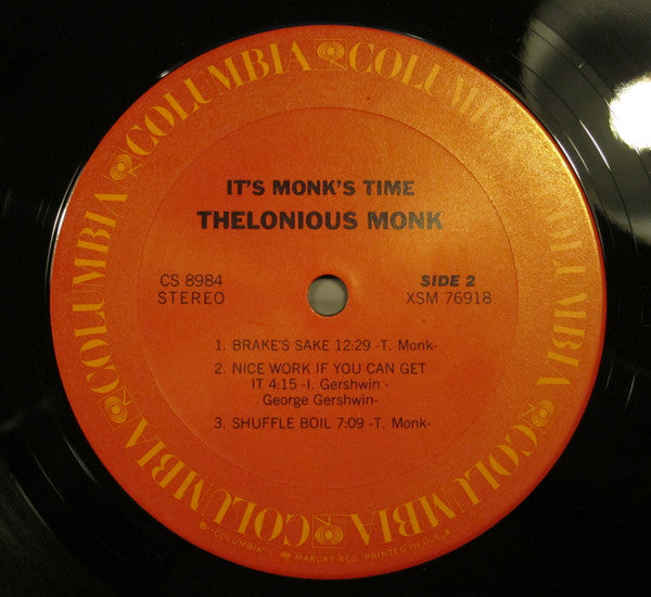 Thelonious Monk ~ It's Monk's Time (Vinyl) - Djungel & Jazz