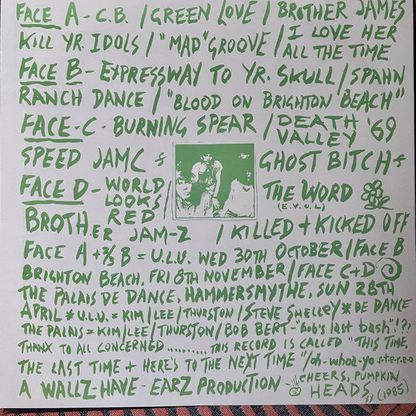 Sonic Youth ~ Walls Have Ears (Vinyl) - Djungel & Jazz