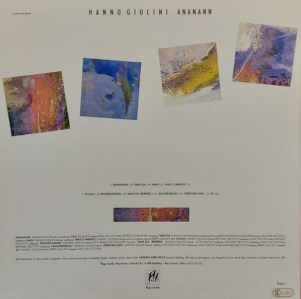 Hanno Giulini : Ananann (LP, Album)